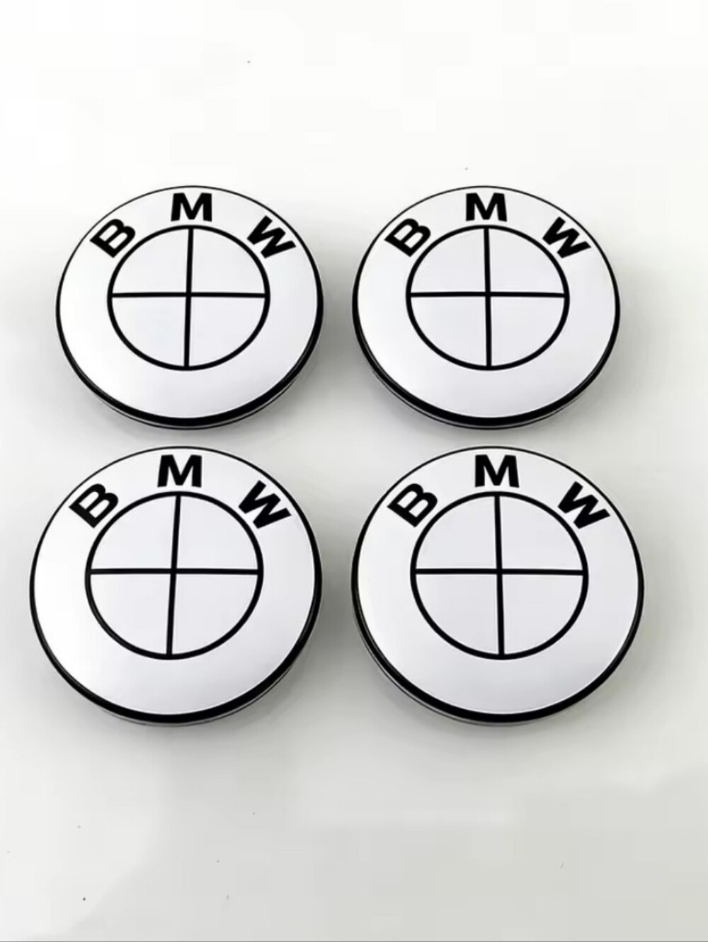 4 BMW White  Black Or Multi Rim Center Caps Center Caps Set
